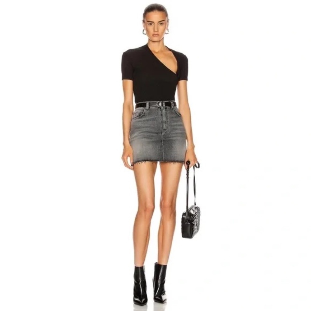 John Elliott Cut out One‎ shoulder asymmetrical lightweight top t-shirt 1 XS S​